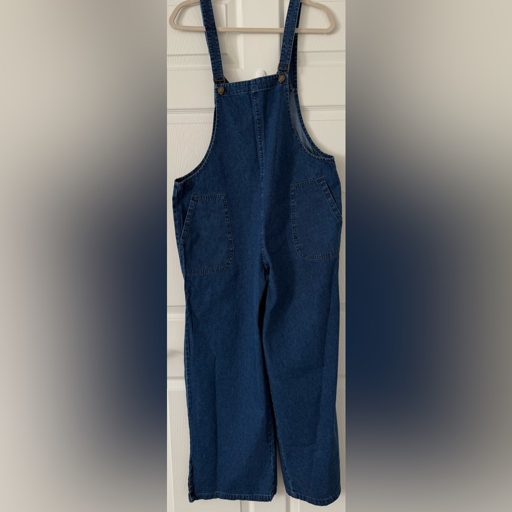 Women's Blue Denim overalls Jeans - Picture 3 of 8